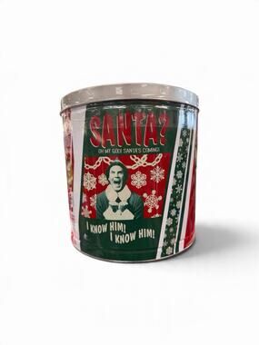 Gift pop Holiday Popcorn Tin Elf - 2026 With Poppped Corn